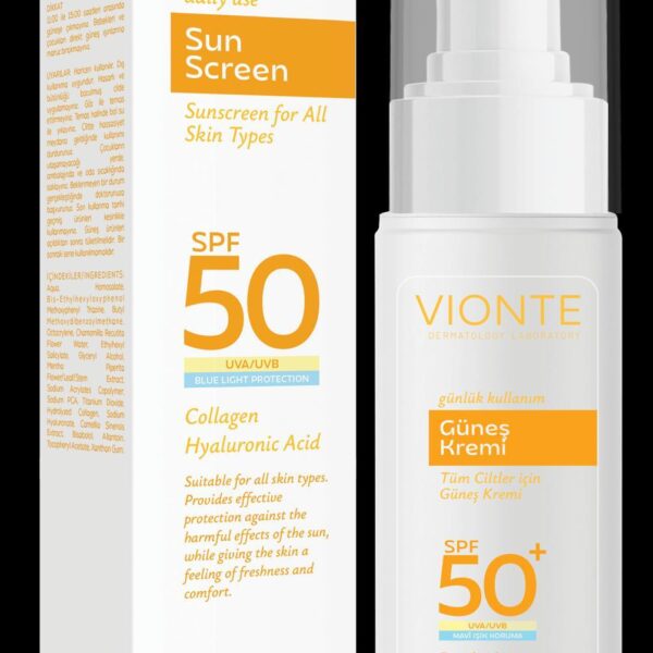 VIONTE SPF +50 GÜNEŞ KREMİ TÜM CİLTLER 100ML