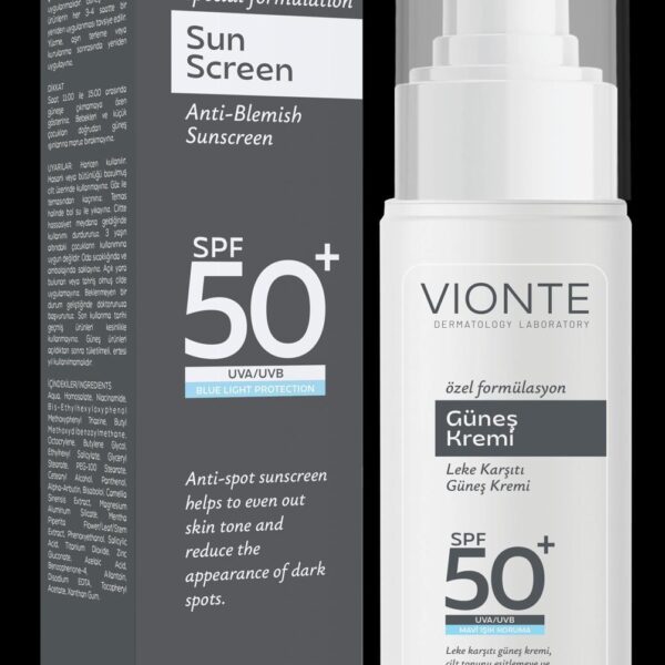 VIONTE SPF +50 GÜNEŞ KREMİ LEKE KARŞITI 100 ML